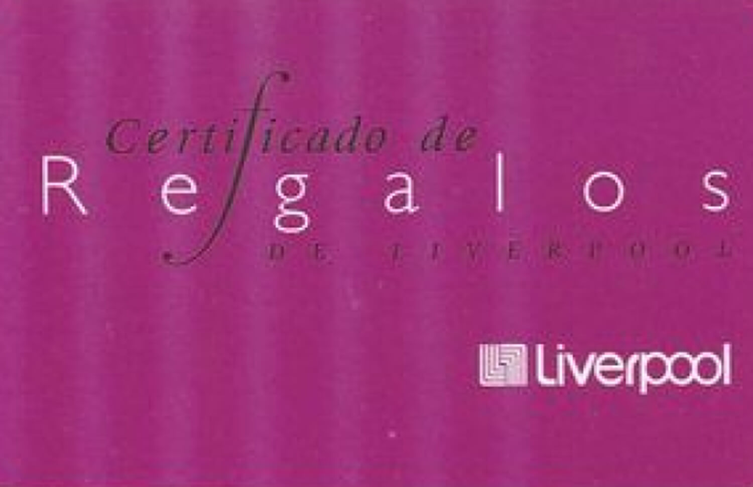 Tarjeta de regalo Liverpool