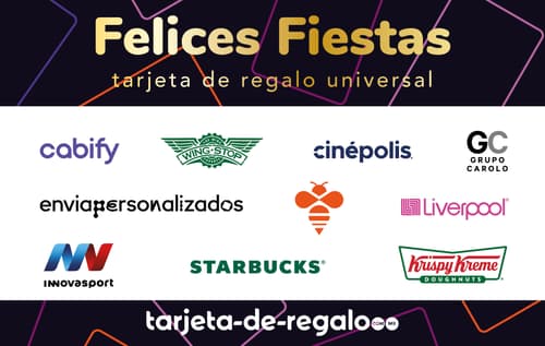 Tarjeta de regalo Felices Fiestas