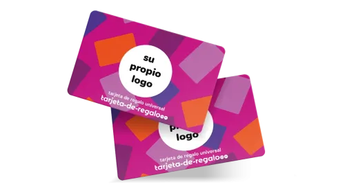 Tarjetas de regalo digitales con el logo de tu empresa