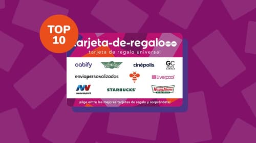 Top 10 tarjetas de regalo más populares