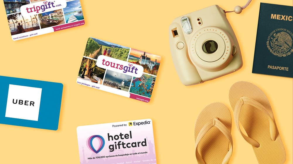 Las mejores tarjetas de regalo por un viaje